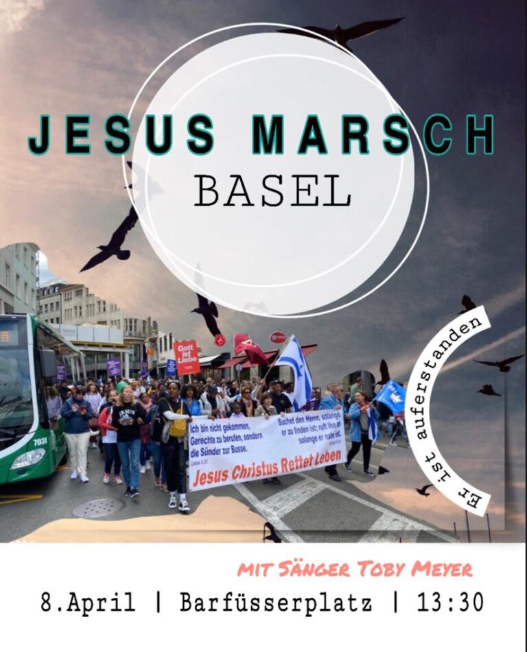 Mehr über den Artikel erfahren Jesus – Marsch 8. April 2023